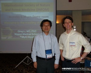 Qing Li and Mark Ellison hosting the first North American INFOM meeting.